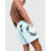 Fred Perry Side Laurel Wreath Swim Shorts - Bleu, Bleu XL
