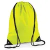 Bagbase - Sac à cordon PREMIUM (Jaune fluo) TU