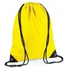 Bagbase - Sac à cordon PREMIUM (Jaune) TU