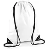 Bagbase - Sac à cordon PREMIUM (Blanc) TU
