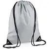 Bagbase - Sac à cordon PREMIUM (Gris clair) TU