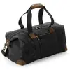 Quadra Heritage Leather Accents Holdall One Size noir