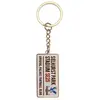 Crystal Palace FC Street Sign Embossed Keyring One Size argenté