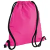 Bagbase - Sac à cordon ICON (Fuchsia / Noir) TU