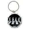 The Beatles Abbey Road Crossing Chrome Keyring One Size noir/blanc