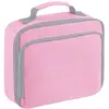 Quadra Lunch Plain Cooler Bag One Size rose