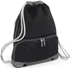 Bagbase - Sac à cordon ATHLEISURE (Noir / Graphite) TU