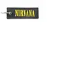 Nirvana - Porte-clés - Taille unique (Noir / Jaune) TU