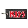 Kiss - Porte-clés - Taille unique (Noir / Rouge) TU