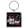 The Beatles Hard Days Night Guitar Photo Print Keyring One Size noir