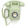 Téléphone mural rétro bouton poussoir - 746 wall vert GPO746WM Green