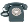 GPO 746 Téléphone Fixe Rotatif Rétro Gris