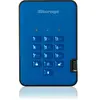 iStorage diskAshur2 SSD 8TB - Bleu (8 To), SSD externe, Bleu