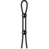 Nexus Forge - Anneau de Pénis Double Réglable - Noir