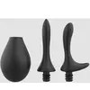 Nexus - Kit de poire à lavement avec deux embouts en silicone