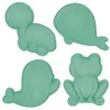 Scrunch Set de 4 moules de plage en silicon