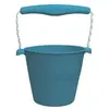 Scrunch Seau de plage en silicone souple bl