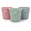 Scrunch - Set de 3 seaux de bain - Sage Green , Dusty Rose, Duck Egg Blue