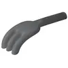 Petit Râteau Jouet De Jardin Et De Plage Anthracite Grey