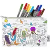 Trousse Eat Sleep Doodle Sirènes 23x16 cm