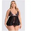 Lovehoney Lingerie Nuisette babydoll Lustrous Lace noir GT