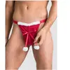 Lovehoney Lingerie String ouvert Noël Naughty Santa
