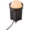 Tala lampe à poser Loop small, aluminium, LED-Globe III, gris foncé