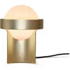 Tala lampe à poser Loop Large, aluminium, globe LED, or