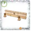 Jeu de plateau TT COMBAT - TOSHI : COURTYARD WALL EXTENSIONS  - Jeu de plateau et accessoires  - TTSCW-EES-102 