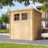 Abri de jardin en bois 3.53 m2 - Timbela M309F - l204xL204xH200 cm - P...
