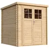 Abri de jardin en bois - TIMBELA M309F+M309G - Avec sol traité - Porte...