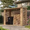 Abri à bûches 4,3 m3 - abri à vélo/container - Timbela M202 M202