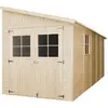 Timbela - Abri de Jardin en Bois 10 m² - extérieur H244 x 514 x 218 cm...