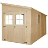 Abri de Jardin en Bois (sans paroi latérale)- 8 m2 - TIMBELA M340