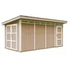 Abri de Jardin Qualité Premium 8.52+2.95 m² - Cabane de Jardin Exterie...