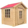 Timbela M570Z-1 Maison en bois pour enfants -Toit vert- Maison de jeux...