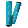 Paire de grips peaty s monarch knurl bleu turquoise