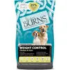 12kg Burns Weight Control+ poulet, avoine - Croquettes pour chien