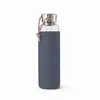 Black & Blum - Bouteille en verre avec bouchon inox Slate 60cl