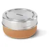 Black and Blum - Lunch bol en verre et silicone - Amande -