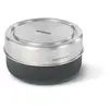 Black and Blum - Lunch bol en verre et silicone - Gris -