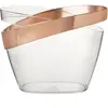 Seau à champagne à bandes de cuivre 30cm