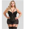 Lovehoney Lingerie Nuisette porte-jarretelles Parisienne noir GT