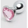 Lovehoney Plug Anal Bijou Coeur Secret Shine Rose S