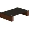Meubles hi-fi Blok Stax 2G 120 mm Noir & Noyer