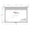 Optoma DS-1123PMG+ écran de projection 3,12 m (123") 16:10