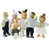 Poupées en bois - Le Toy Van - Ma famille de 4 poupées - Rouge - Multicolore - 3 ans et plus