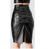 Jupe effet cuir Fierce 3X/4X