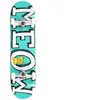 Skateboard Complet Meow Logo (8" - Bleu-vert)