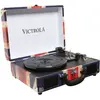Victrola Suitcase Platine Vinyle Mallette Vintage Bluetooth - UK Flag